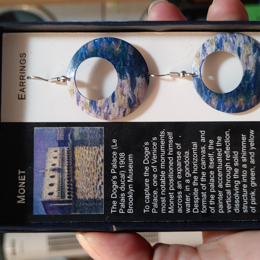Museum Reproduction Earrings NWOT